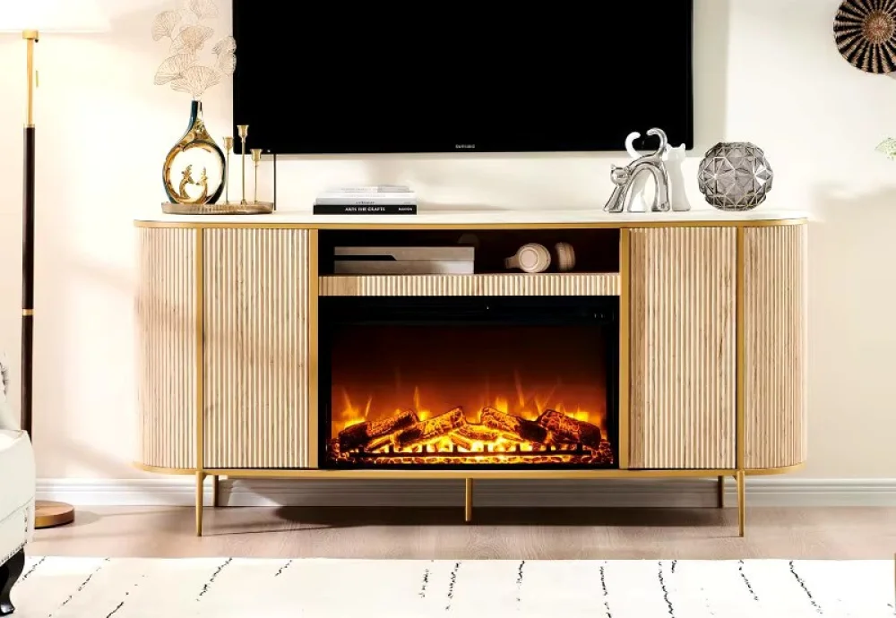 realistic looking electric fireplace